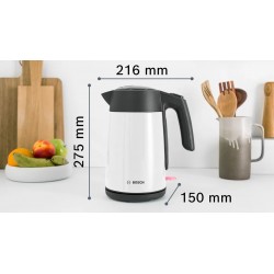 Bosch TWK7L461, 2400W 1,7L bílá