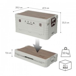 Nils NCB4002 2v1 50L Skládací box
