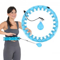 HMS Set Hula hoop s výstupky a váhu + zeštíhlující pás
