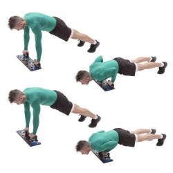 HMS Multifunkční push-up deska červená PU10