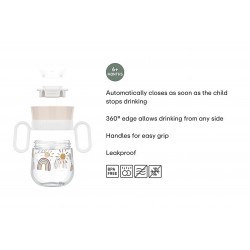 MEPAL Tréninkový pohár pro učení se pít MIO 200 ML FAIRY GARDEN