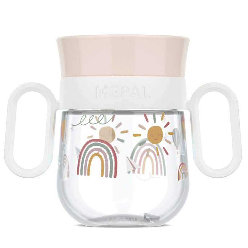 MEPAL Tréninkový pohár pro učení se pít MIO 200 ML SUNSHINE&RAINBOW MEPAL Tréninkový pohár pro učení se pít MIO 200 ML SUNSHINE&RAINBOW