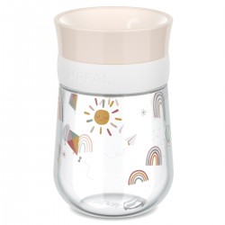 MEPAL Tréninkový pohár pro učení se pít MIO 300 ML SUNSHINE&RAINBOW
