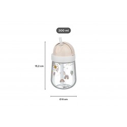 MEPAL Dětský hrneček s brčkem 300ML MIO FAIRY GARDEN
