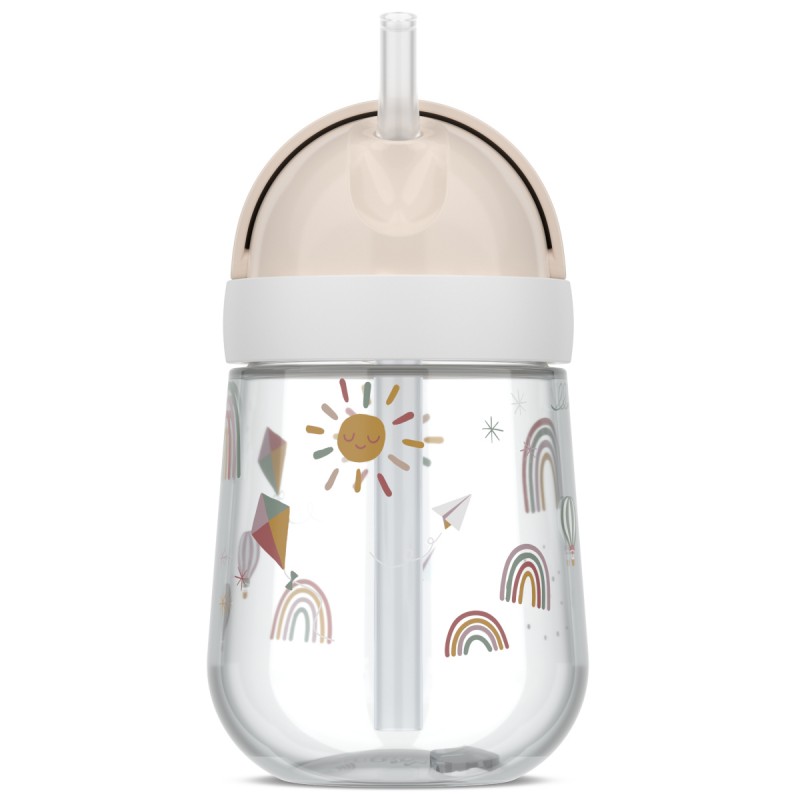 MEPAL Dětský hrneček s brčkem 300ML MIO SUNSHINE&RAINBOW MEPAL Dětský hrneček s brčkem 300ML MIO SUNSHINE&RAINBOW