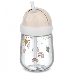 MEPAL Dětský hrneček s brčkem 300ML MIO SUNSHINE&RAINBOW