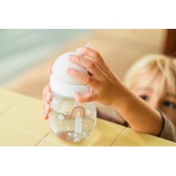 MEPAL Dětský hrneček s brčkem 300ML MIO SUNSHINE&RAINBOW