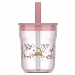 MEPAL Dětská sklenice s brčkem MIO 250ML FAIRY GARDEN
