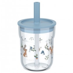 MEPAL Dětská sklenice s brčkem MIO 250ML FOREST FRIENDS