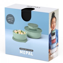 MEPAL Sada 3 nádob Lumina 2.0 250ML + 750ML +1500ML NORDIC BLACK