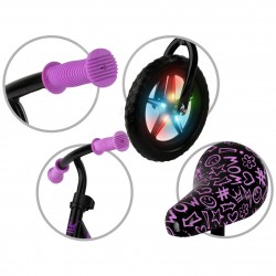 Balanční kolo Kidwell REBEL LED Neonově pink svítící kola