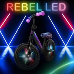 Balanční kolo Kidwell REBEL LED Neonově pink svítící kola
