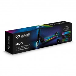 Kidwell Balanční koloběžka MIDO Černá LED kola