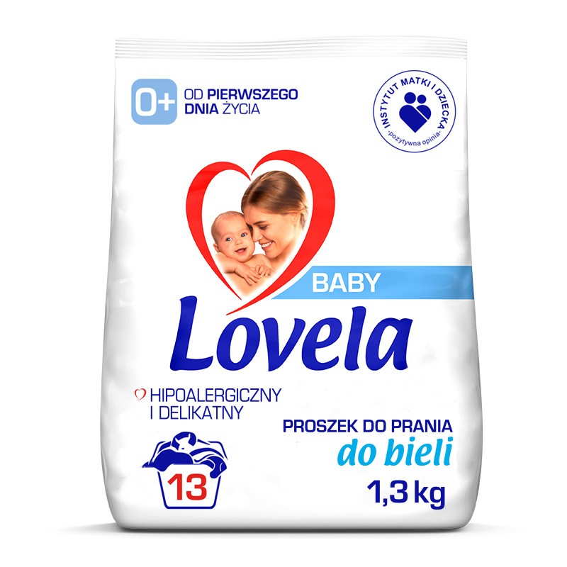 Lovela Baby Hypoalergenní prášek na praní bílých tkanin 1,3 kg