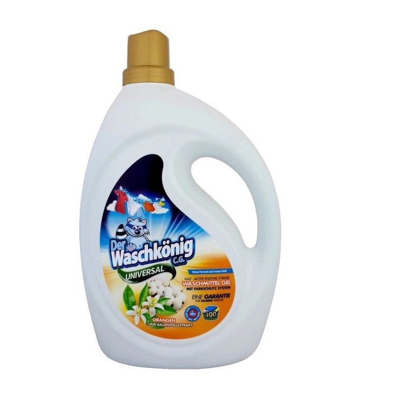 Der Waschkönig Universal Orangen & Baumwolle prací gel 100 PD Der Waschkönig Universal Orangen & Baumwolle prací gel 100 PD