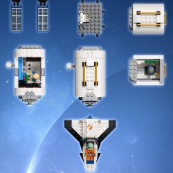 LEGO City 60227 Měsíční vesmírná stanice
