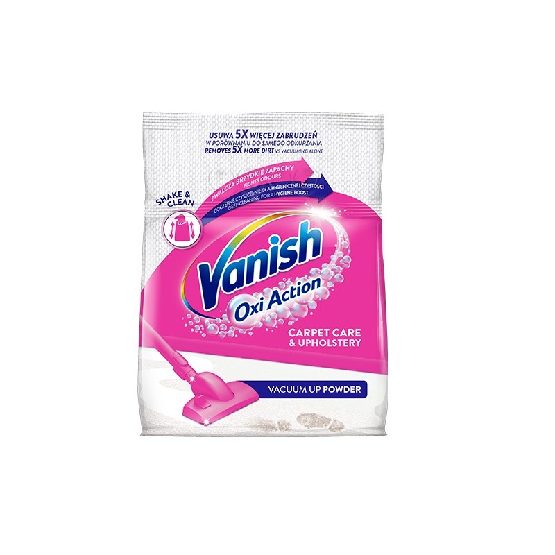 Vanish Shake & Clean prášek na čištění koberců 650 g