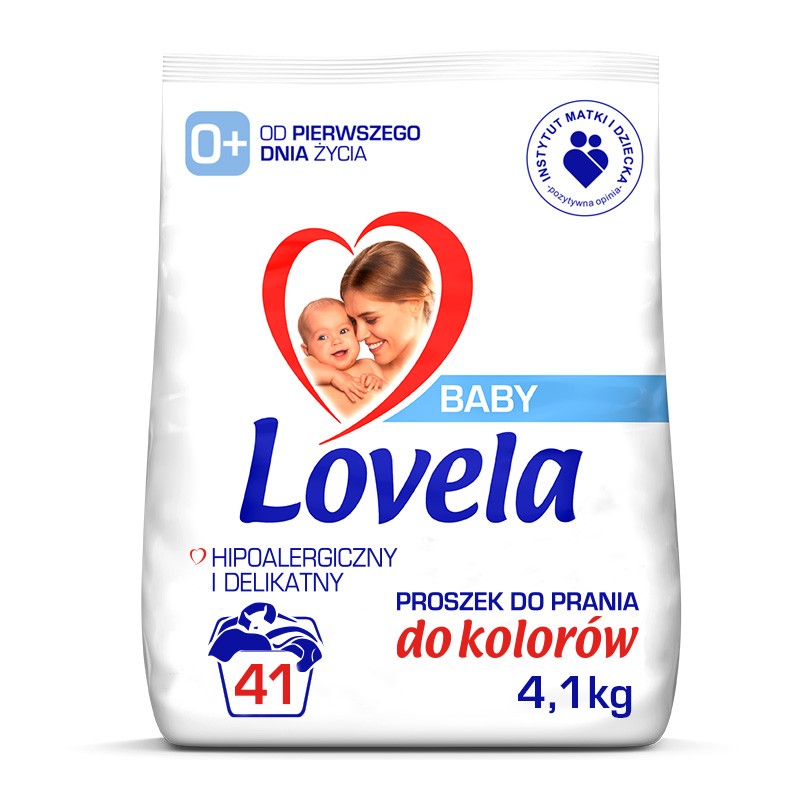 Lovela Baby prášek na praní na barevné prádlo 4,1 kg 41 PD