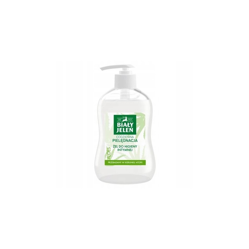 Bílý jelen gel pro intimní hygienu hypoalergenní aloe vera 500 ml