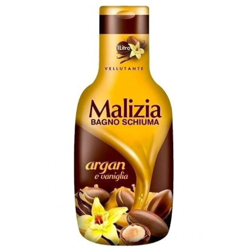 Malizia Argan & Vaniglia Vellutante pěna do koupele 1 l