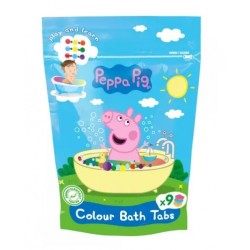Peppa Pig Barva do koupele 9 x 16 g