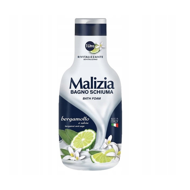 Malizia Bergamotto e Salvia koupelová pěna bergamot/šalvěj 1 l Malizia Bergamotto e Salvia koupelová pěna bergamot/šalvěj 1 l