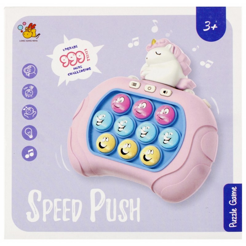 Elektronická hra Pop it Jednorožec PUD SPEEDPUSH Elektronická hra Pop it Jednorožec PUD SPEEDPUSH