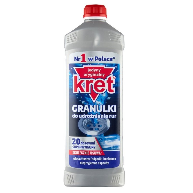 Kret Granule pro odblokování potrubí Kret 800 g Kret Granule pro odblokování potrubí Kret 800 g