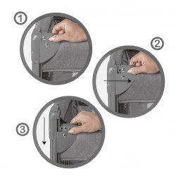 Kidwell Blissy Lift cestovní postýlka