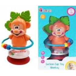 BAM BAM opička s přísavkou 18 cm, 6m+