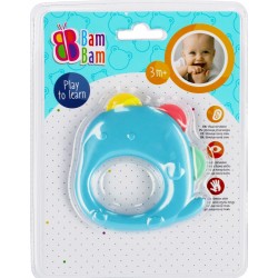 BAM BAM Baby chrastítko a kousátko Slon plast