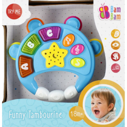 BAM BAM Baby tamburína veselá hudební na...