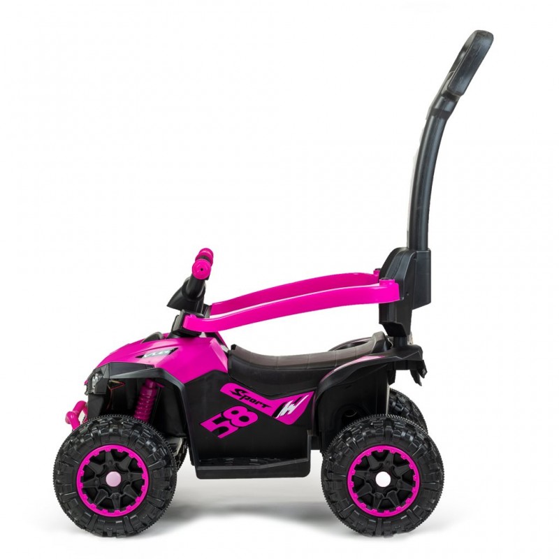 Baby Mix Mega s vodící tyčí růžové Baby Mix Mega s vodící tyčí růžové
