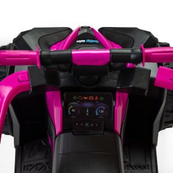 Baby Mix Mega s vodící tyčí růžové