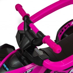 Baby Mix Mega s vodící tyčí růžové