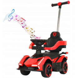 Baby Mix Speed s vodící tyčí červené