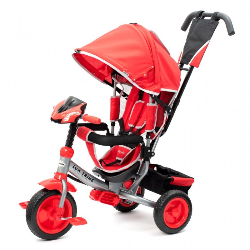 Baby Mix s LED světly Lux Trike červená Baby Mix s LED světly Lux Trike červená