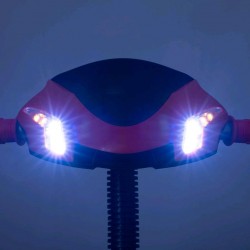 Baby Mix s LED světly Lux Trike červená