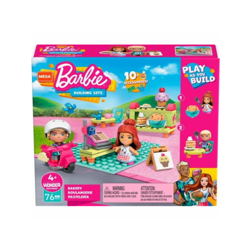 MEGA CONSTRUX BARBIE NEJLEPŠÍ KAMARÁDKY Pekárna MEGA CONSTRUX BARBIE NEJLEPŠÍ KAMARÁDKY Pekárna