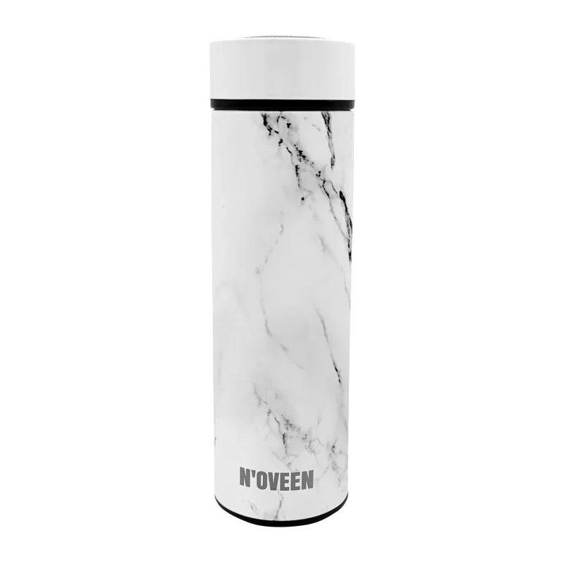 N'oveen Termoska TB2319 bílá odstíny šedé 420 ml N'oveen Termoska TB2319 bílá odstíny šedé 420 ml