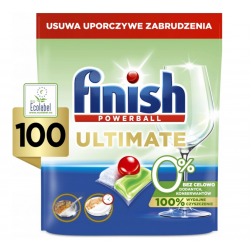 Finish Ultimate 0% Tablety do Myčky 100 ks