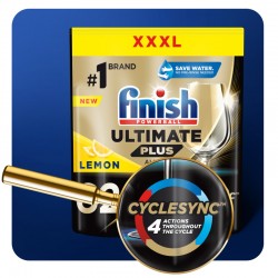 Finish Ultimate Plus Kapsle do myčky Lemon 62 ks