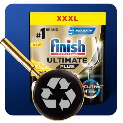 Finish Ultimate Plus Kapsle do myčky Lemon 62 ks