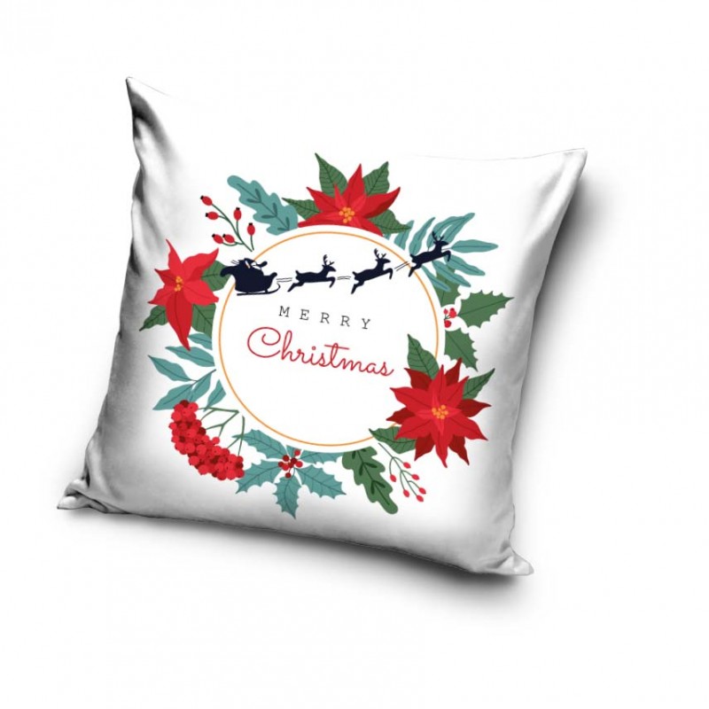 Carbotex PNL224043 Merry Christmas Povlak na polštář 40x40 cm Carbotex PNL224043 Merry Christmas Povlak na polštář 40x40 cm