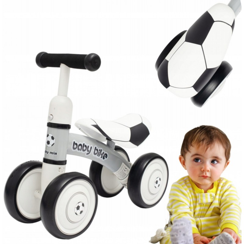 Baby Mix Baby Bike Černá football Bílá Baby Mix Baby Bike Černá football Bílá