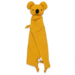New Baby mušelínový usínáček Koala mustard