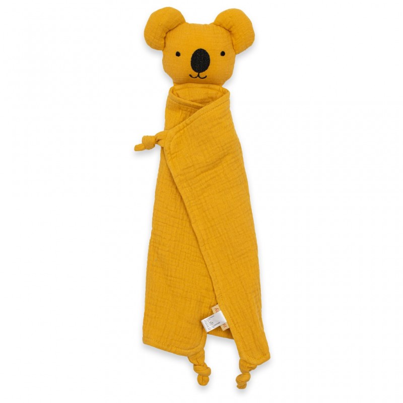 New Baby mušelínový usínáček Koala mustard