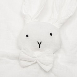 New Baby mušelínový usínáček Rabbit white