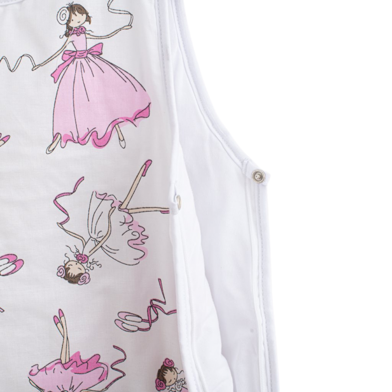 New Baby spací pytel s výplní Ballerina Bella Ballerina Bella Růžová