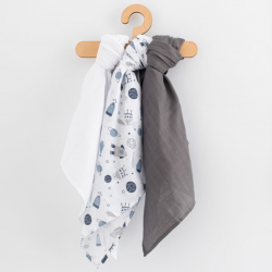 BabyOno mušelínové Super soft 3 ks